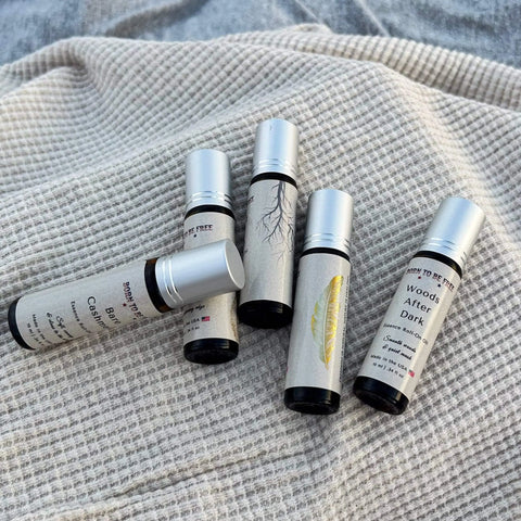 Essence Roll-On Fragrance Collection – 5-Pack Natural Scents with Avocado Oil | Made in USA Skin-Loving Perfumes Born to be Free  Essence Roll-On Oil