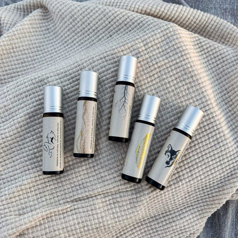 Essence Roll-On Fragrance Collection – 5-Pack Natural Scents with Avocado Oil | Made in USA Skin-Loving Perfumes Born to be Free  Essence Roll-On Oil