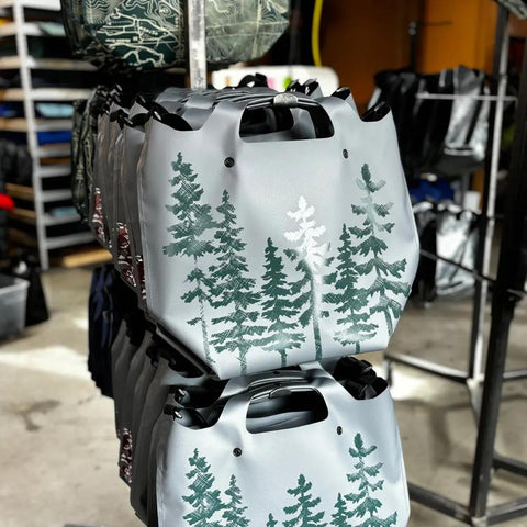 Evergreen LastBag 17 Liter Tote Bag – Waterproof Industrial Vinyl – Reusable Tote | Made in USA eqpd  LastBags 64.00 17" Shoulder / Charcoal