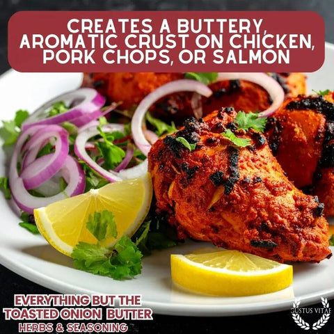 Everything but the Toasted Onion Butter Herbs & Seasoning Gustus Vitae  Gourmet Seasonings