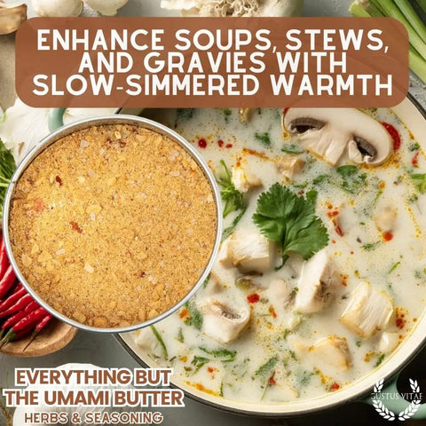 Everything but the Umami Butter Herbs & Seasoning Gustus Vitae  Gourmet Seasonings