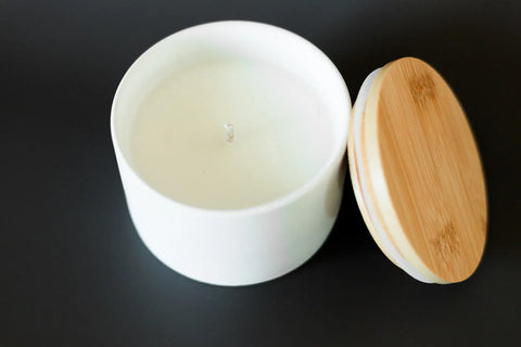 Evoke Mini Soy Wax Candle 5oz – Rose Water Scented Jar | Handcrafted Home Fragrance Decor | Made in USA Shanti + Tula  Home Decor