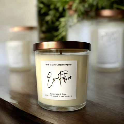 Ex-Factor Luxury Scented Candle Wick and Glow Candle Company™  Candles