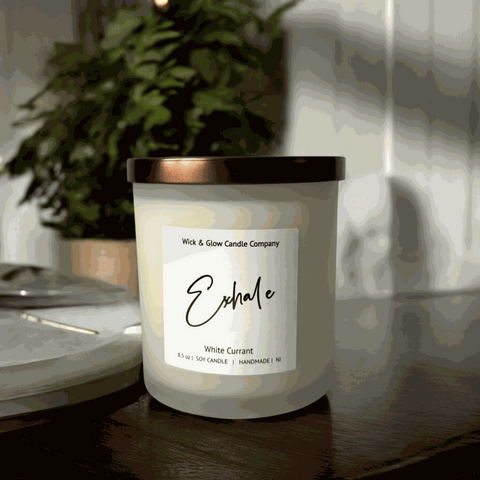 Exhale Luxury Candle Wick and Glow Candle Company™  Candles