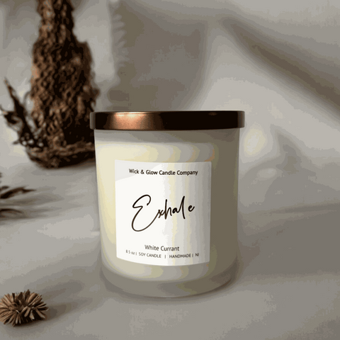 Exhale Luxury Candle Wick and Glow Candle Company™  Candles