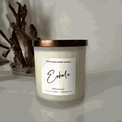 Exhale Luxury Candle Wick and Glow Candle Company™  Candles