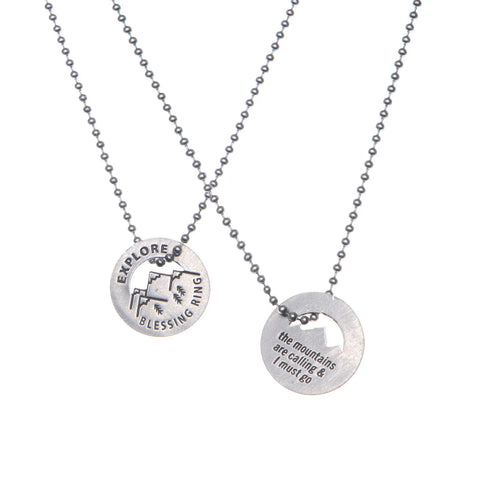 Explore Blessing Ring Charm – Handcrafted Pewter Mountain Token | Inspirational Adventure Gift | Made in USA Whitney Howard Designs  Blessing Ring