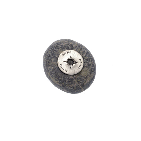 Explore Create Believe Meditation Stone – Handcrafted Inspirational Art Decor | Whitney Howard Designs Made in USA Whitney Howard Designs  Meditation Stones