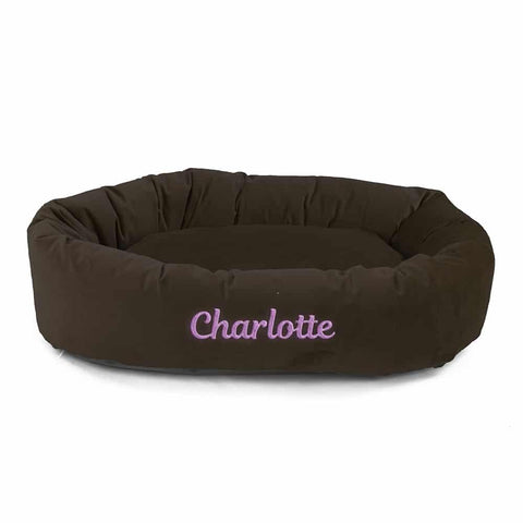 Orthopedic Velvet Bagel Dog Bed – Personalized Comfort – Majestic Pet | Made in USA Majestic Pet 