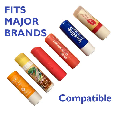 Extra Large Lip Balm Keychain Holder – Stainless Steel Durable Clip | Made in USA Tallac House