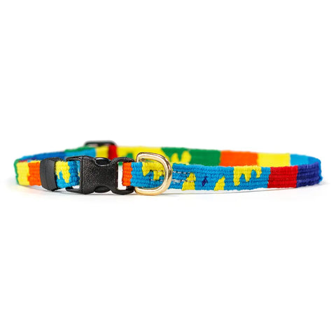 Extra Small Adjustable Side-Release Pet Collar 8-12 Inch – Stylish Comfort for Small Dogs and Cats | Made in USA Auburn Leathercrafters  item