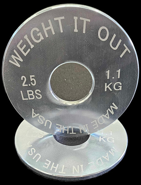 Calibrated Solid Steel Weight Plate Set – 175LB Precision Gym Plates | Made in USA Weight It Out 