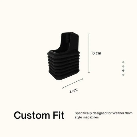 FRESHe 9mm Magazine Reloader - Fits All Standard Walther Model 9mm Magazines - Custom Fit & Design for Fast & Efficient Speed Loading Chatelet Manufacturing 