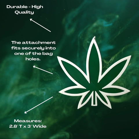 FRESHe Leaf Charms - Decorative Tote Bag Charms - Prefect for Your Tote Bag - Made in USA Chatelet Manufacturing 