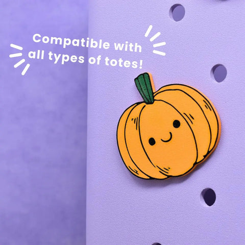 FRESHe Pumpkin Bag Charm – Sustainable Accessory | Made in USA Chatelet Manufacturing 