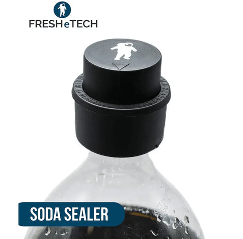 FRESHeTECH Carbonation Saver 5 Pack – Soda Bottle Sealer | Made in USA Chatelet Manufacturing 