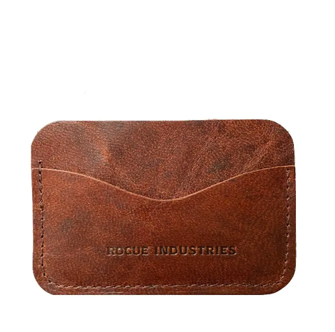 Factory Second Leather Card Case Rogue Industries  Card Holder 24.00 Moose Leather