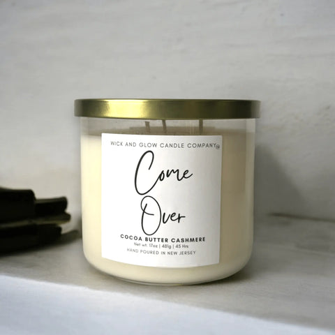 Fall 4 U 3-Piece Luxury Soy Wax Candle Set 17 oz 3-Wick – Autumn Scents | Made in USA Wick and Glow Candle Company™  Candles