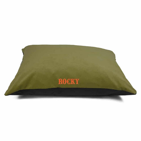 Villa Super Value Personalized Dog Bed – Durable Poly-Cotton Cushion | Made in USA Majestic Pet 