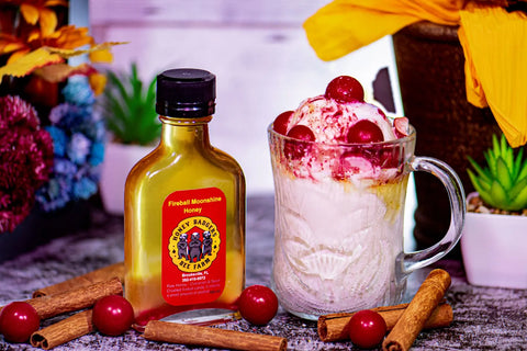 Fireball Moonshine Honey Honey Badgers Bee Farm 