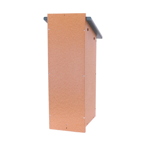 Flicker Birdhouse Nesting Box 8x8x24 Inch – Eco-Friendly Poly Lumber with Ventilation | Made in USA Amish Toy Box 