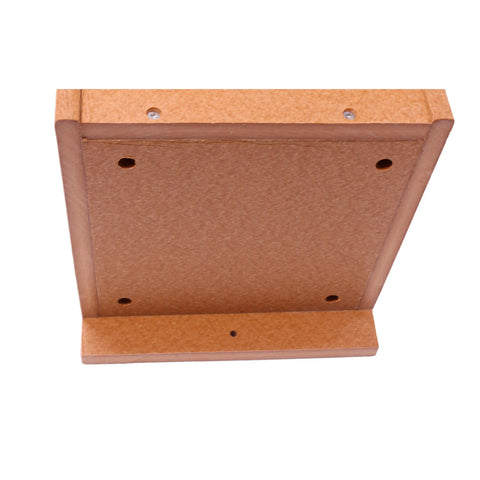 Flicker Birdhouse Nesting Box 8x8x24 Inch – Eco-Friendly Poly Lumber with Ventilation | Made in USA Amish Toy Box 