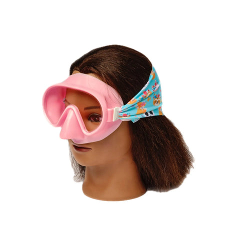 Forest Friends Youth Swim Mask with Animal Print Adjustable Strap – Comfortable Anti-Fog Swim Goggles | Assembled In USA Splash Place  Youth Swim Mask