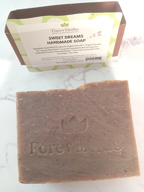 Forev’Herbs 4.5oz Sweet Dreams Soap – Organic Lavender Bar | Handcrafted in USA Forev'Herbs  Handmade Soap
