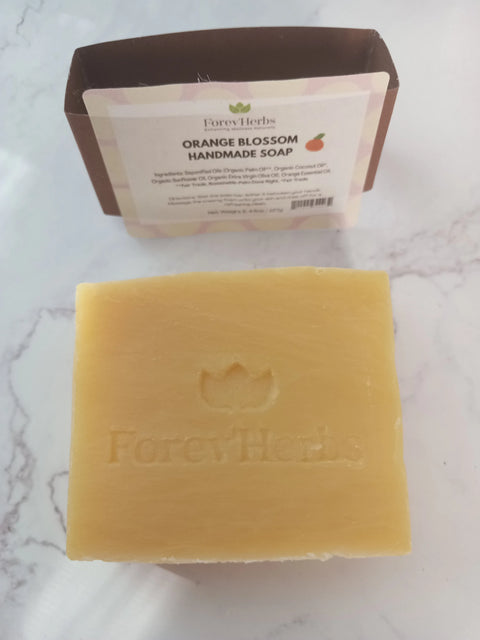 Forev’Herbs Orange Blossom Soap 4.5oz – Natural Bar | Handcrafted in USA Forev'Herbs  Handmade Soap