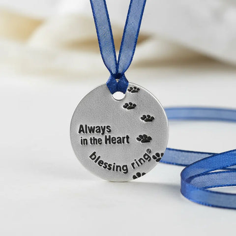 Forever Love Heart And Halo Blessing Ring Charm – Handcrafted Pewter Jewelry | Made in USA Whitney Howard Designs  Blessing Ring