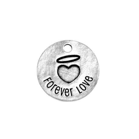 Forever Love Heart And Halo Blessing Ring Charm – Handcrafted Pewter Jewelry | Made in USA Whitney Howard Designs  Blessing Ring