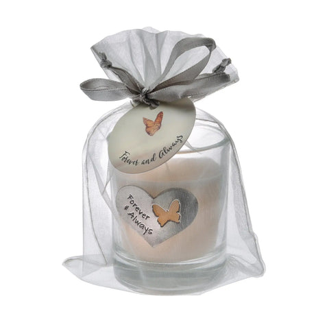 Forever Treasured Memorial Soy Candle – Unscented Tribute Candle | Made in USA Whitney Howard Designs  Candles