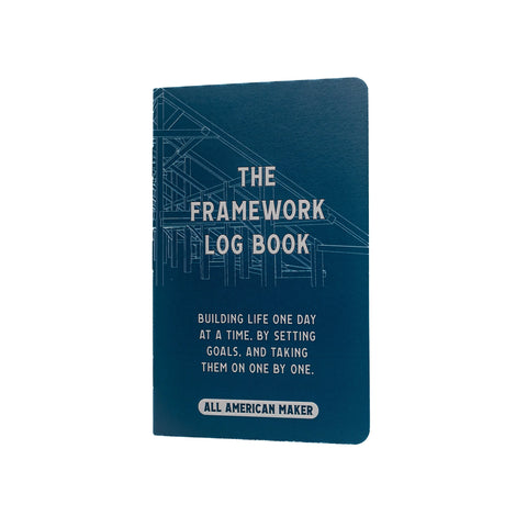 Framework Log Book 2 Pack – Daily Productivity Planner Journal for Goal Setting | Made in USA All American Maker 