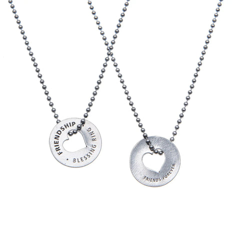 Friendship Blessing Ring Charm – Recycled Pewter Token | Made in USA Whitney Howard Designs  Blessing Ring