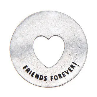 Friendship Blessing Ring Charm – Recycled Pewter Token | Made in USA Whitney Howard Designs  Blessing Ring