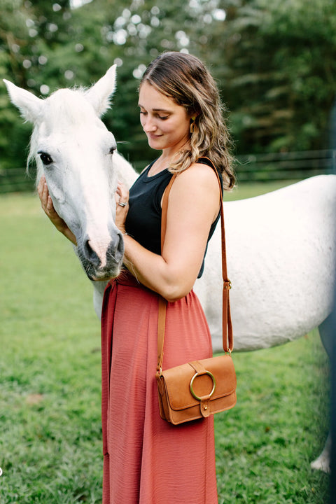 Full-Grain Leather 5-Pocket Crossbody Bag – Handcrafted Organizer | Made in USA Urban Southern  Bags