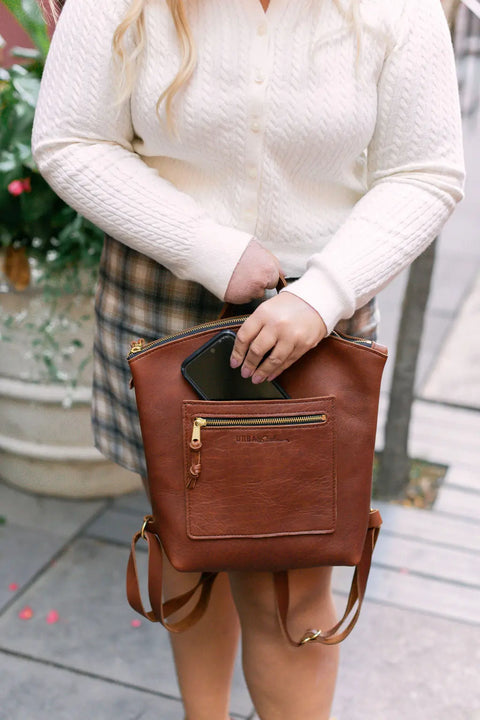 Full-Grain Leather Brooklyn Backpack – Urban Collection | Handmade in USA Urban Southern  Bags