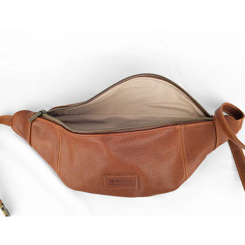Full-Grain Leather Crescent Sling Bag – Handcrafted Carry Accessory | Made in USA Rogue Industries  Tote Bag
