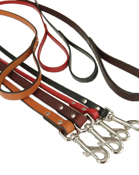 Full Grain Leather Dog Leash 1/2 Inch X 48 Inch – Durable Classic Design – Auburn Leathercrafters | Made in USA Auburn Leathercrafters  item