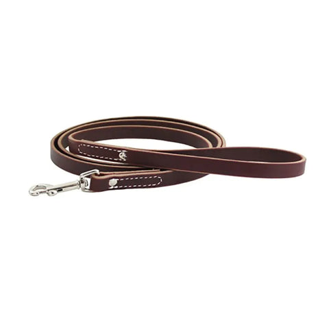 Full-Grain Leather Dog Training Leash – Durable Bridle Leather Lead | Auburn Leathercrafters Made in USA Auburn Leathercrafters  item