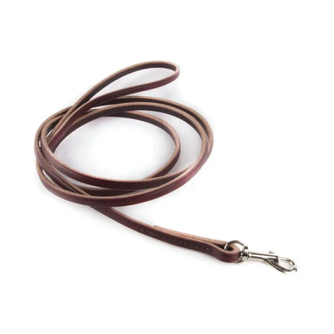 Full-Grain Leather Dog Training Leash – Durable Bridle Leather Lead | Auburn Leathercrafters Made in USA Auburn Leathercrafters  item