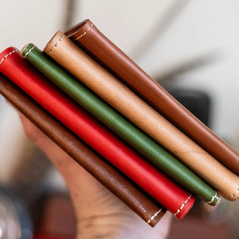 Full-Grain Leather Field Notes Cover – Durable Book Accessory – Made in USA with Timeless Design KC Laser Co 