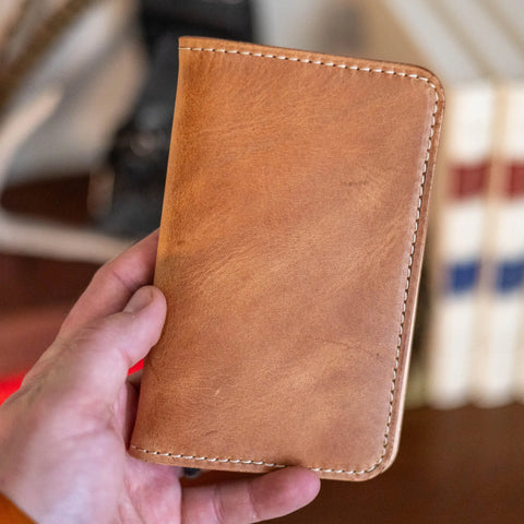 Full-Grain Leather Field Notes Cover – Durable Book Accessory – Made in USA with Timeless Design KC Laser Co 