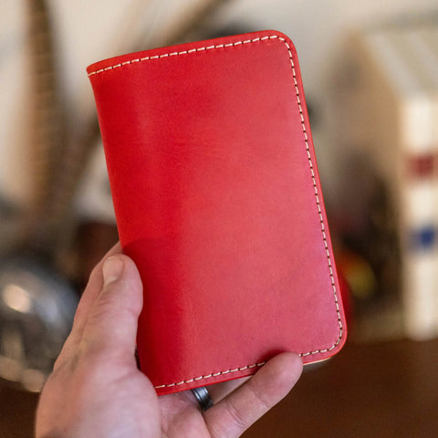 Full-Grain Leather Field Notes Cover – Durable Book Accessory – Made in USA with Timeless Design KC Laser Co 