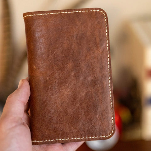 Full-Grain Leather Field Notes Cover – Durable Book Accessory – Made in USA with Timeless Design KC Laser Co 