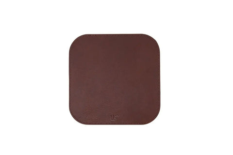 Full Grain Leather Mouse Pad 9.5 Inch – Handcrafted USA Desk Mat Urban Southern  Accessories