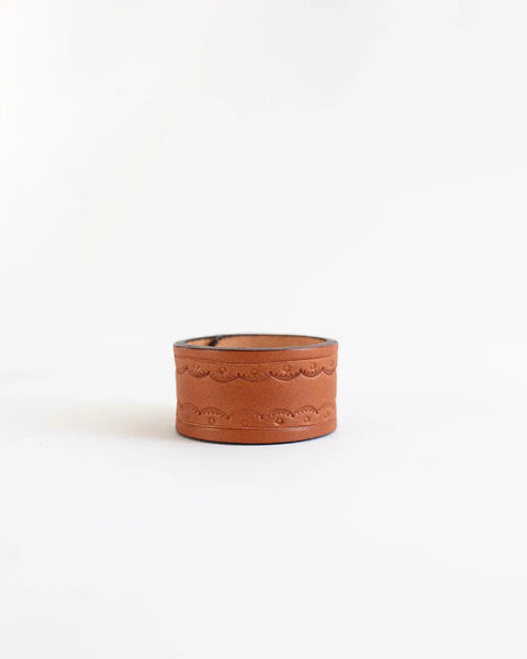 Full Grain Leather Napkin Ring – Amish Artisan Made | Made in USA Millstream Home  Kitchen + Dining