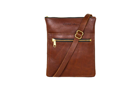 Full Grain Leather Slim Crossbody Bag – Lightweight Handbag | Made in USA Urban Southern  Bags