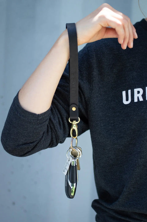 Full-Grain Leather Wrist Strap – Durable Brass Snap | Made in USA Urban Southern  Accessories