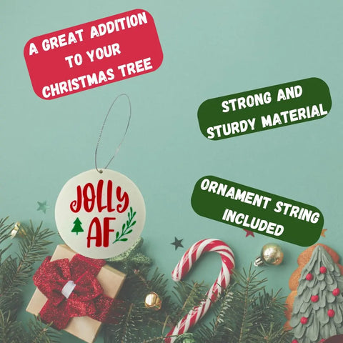 The Funny Gag Gift Christmas Ornament by Chatelet Manufacturing is a perfect Dirty Santa holiday gift, made in the USA with strong material and an ornament string—great for your tree or as a funny gag present.